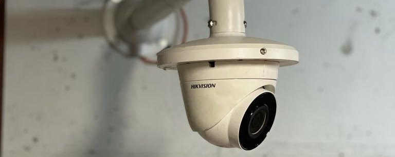 Hikvision IP dome güvenlik kamerası montajı